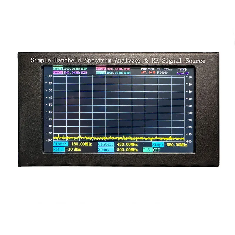 Signal Generator Spectrum Analyzer - ZQ6 6G เครื่องวิเคราะห์สเปกตรัมแบบพกพาและเครื่องกำเนิดสัญญาณพร้อมหน้าจอสัมผัสขนาด 4.3 นิ้ว
