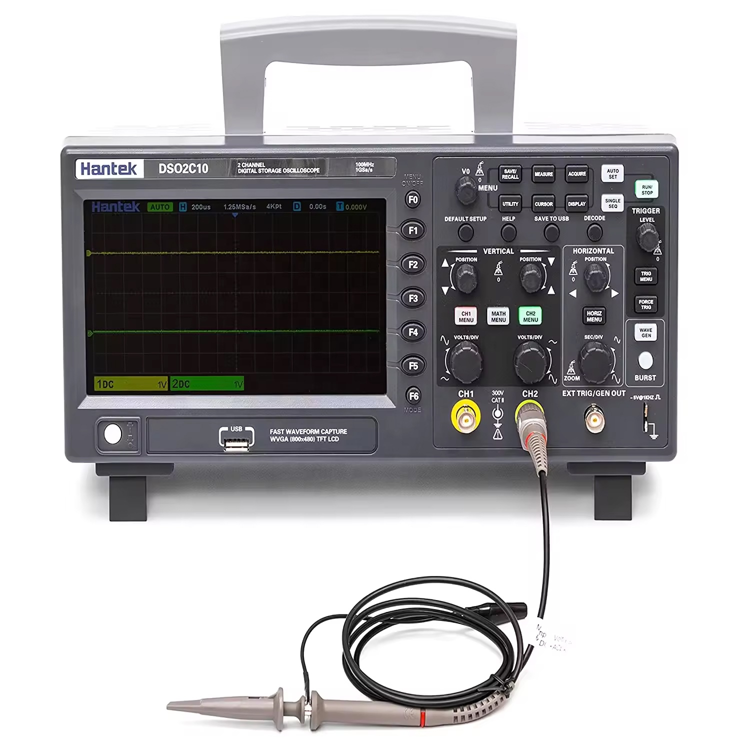 Digital Storage Oscilloscope 100Mhz - DSO2C10 DSO2C15 DSO2C10 ออสซิลโลสโคปดิจิตอลแบบ 2 ช่องสัญญาณ