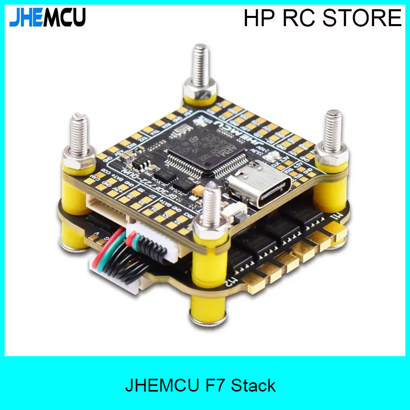 Fpv Flight Controller F7 Stack 60A - JHEMCU F7 F722 ชุดควบคุมการบิน 60A 4in1
