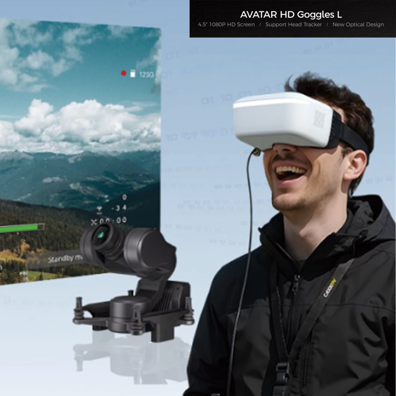 Fpv Goggles Walksnail Avatar Hd - แว่นตา Caddx Walksnail Avatar HD FPV