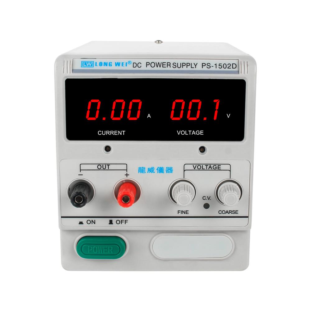 Linear Lab Power Supply Adjustable - แหล่งจ่ายไฟฟ้ากระแสตรงแบบปรับค่าได้ LW PS-1502D 1503D PS-1505D 15V