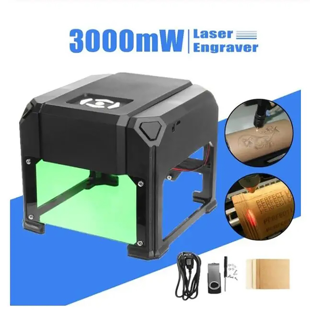 Mini USB 3000MW CNC เครื่องแกะ - Mini Laser Engraver Cnc Router บทวิจารณ์และราคา