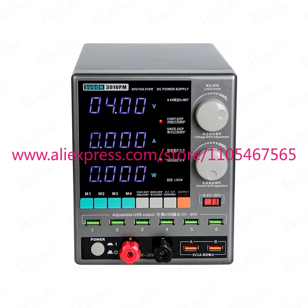 1 ชิ้น 3010PM แหล่งจ่ายไฟ DC แ - Linear Lab Power Supply Adjustable บทวิจารณ์และราคา